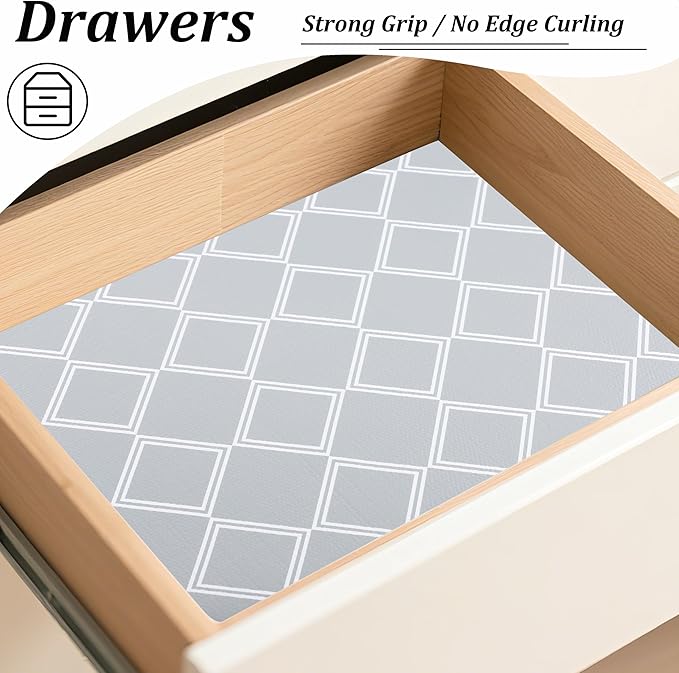 Drawer Liners for Kitchen Cabinets Non Adhesive Shelf Liner 15 Inch X 20 Ft - Image 8