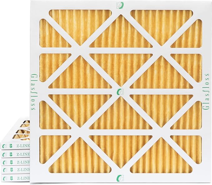 Glasfloss 20x22x1 MERV 11 AC & Furnace Air Filters. Box of 6. Actual Size: by Glasfloss