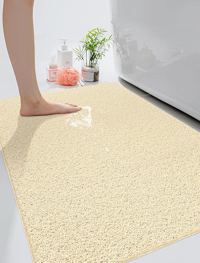 Extra Large Shower Mat, Yonala 31.5 x 47.2 Inch Non Slip Shower Mats by Yonala
