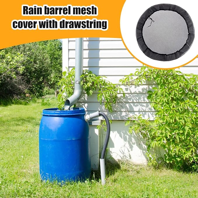 Rain Barrel Mesh Cover - Image 9