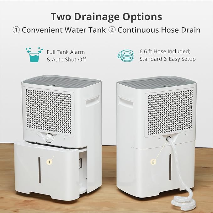 Kesnos 4, 500 Sq. Ft. Energy Star Dehumidifier - Image 6
