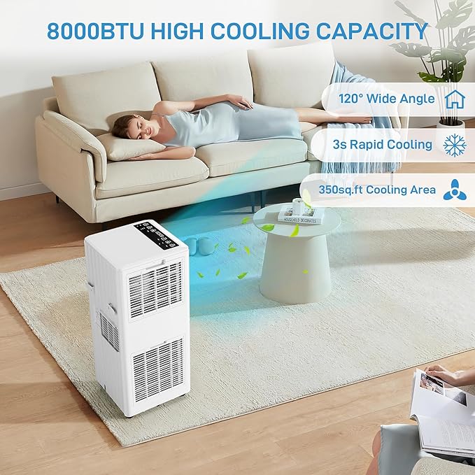 8000 BTU Portable Air Conditioner - Image 7