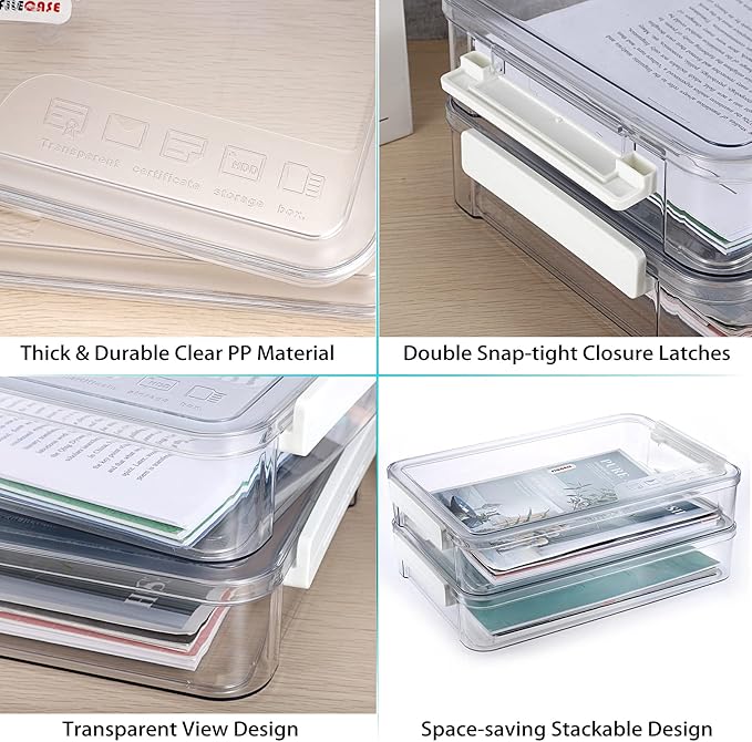 BTSKY 2 Pack Plastic Storage Containers - Image 4