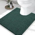 Smiry Luxury Chenille Toilet Rugs U-Shaped 24x20, Soft Absorbent Non-Slip by Smiry