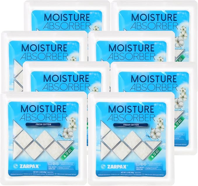 Moisture Absorber Sachets Fresh Cotton 1.4 oz/40g by Zarpax