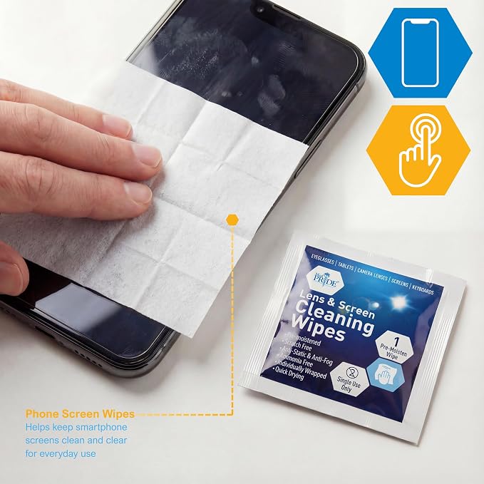 MED PRIDE Lens and Screen Cleaning Wipes - Image 7