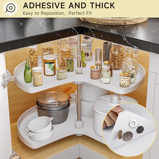 WochiTV Adhesive Shelf Liner 23.6 X 120 Inches Peel and Stick Kitchen Liner - Image 4