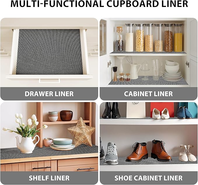 Shelf Liners for Cabinets-Drawer Liner Cabinet Liners for Shelves Kitchen - Image 6