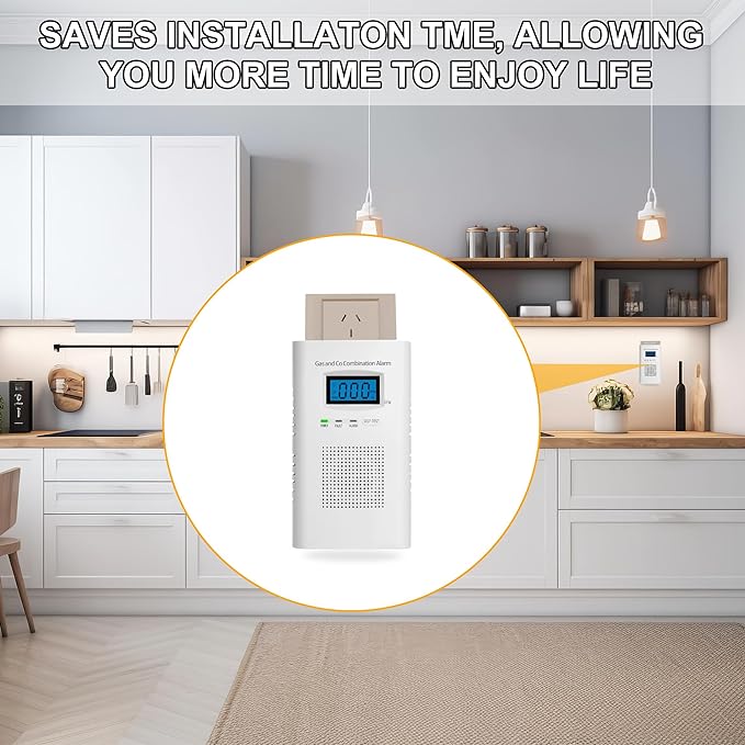 Plug in Combination Gas & Carbon Monoxide Detectors - Image 4