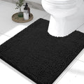 Smiry Luxury Chenille Toilet Rugs U-Shaped 24x20, Soft Absorbent Non-Slip by Smiry