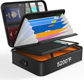 Noiposi 5200℉ Fireproof Document Box, 16.1x 11.4x4.3 Inch Waterproof and by Noiposi