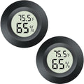 2 Pack Mini Hygrometer Thermometer Gauge Indoor/Outdoor Digital LCD Monitor by DWEPTU