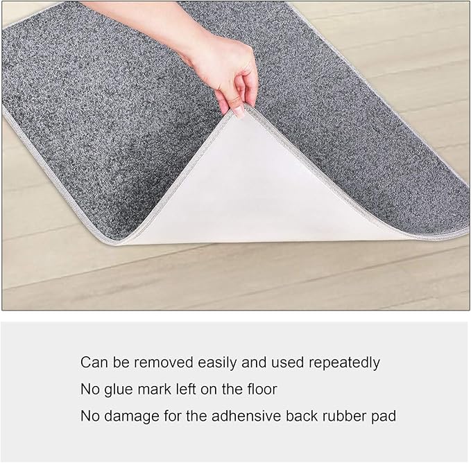 PURE ERA Carpet Stair Tread Landing Mat Tape Free Self Adhesive Non Slip Skid - Image 5