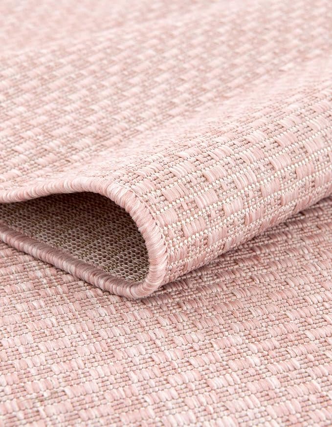 Unique Loom Collection Casual Transitional Solid Heathered Indoor/Outdoor - Image 6