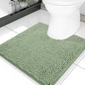 Smiry Luxury Chenille Toilet Rugs U-Shaped 20x20, Soft Absorbent Non-Slip by Smiry