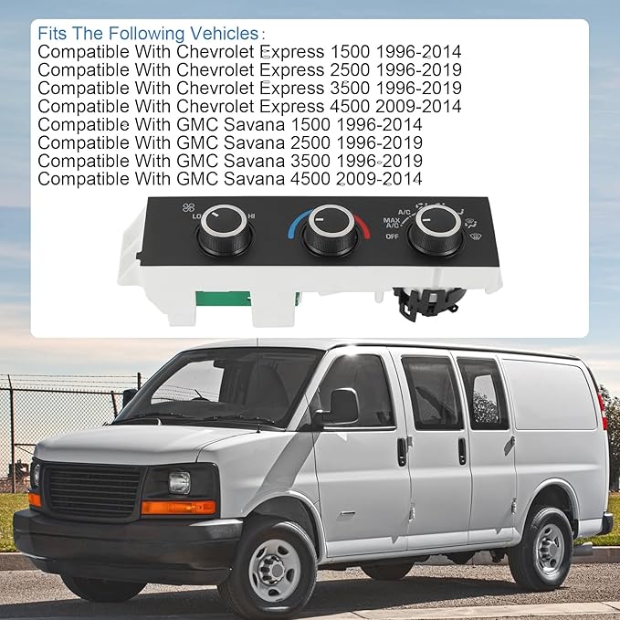 Front A/C Heater Climate Control Module Compatible - Image 3