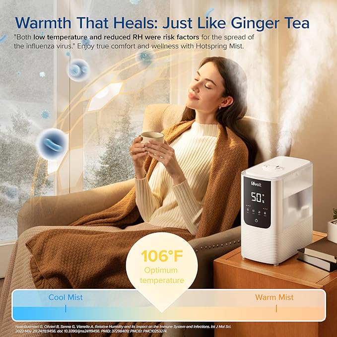 LEVOIT Humidifiers for Bedroom Home, Smart Warm and Cool Mist AirHumidifier for - Image 4