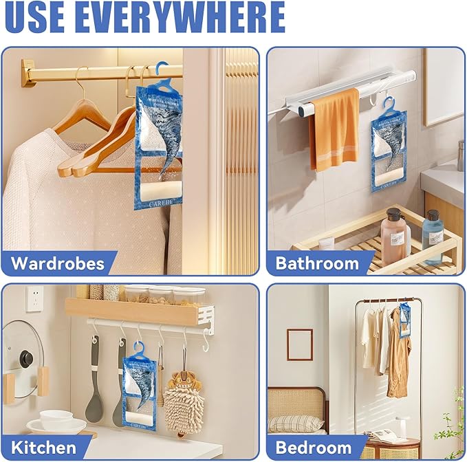 Hanging Moisture Absorbers Bags, Effective Dehumidifiers - Image 6