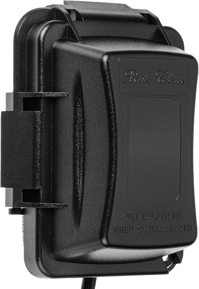 Bates- Outdoor Outlet Cover Weatherproof, Horizontal/Vertical Use by BatesChoice