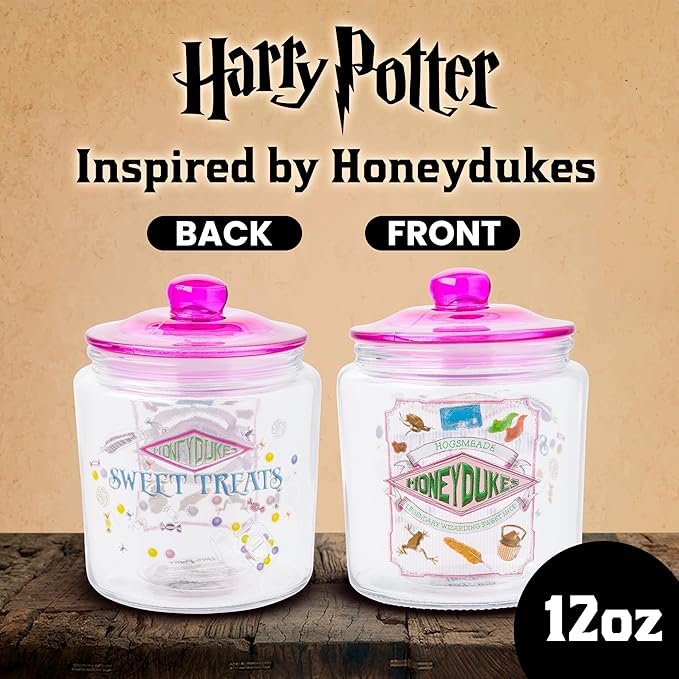 Silver Buffalo Harry Potter Hogsmeade Honeydukes Treats Glass Cookie Snack - Image 2