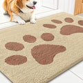 Smiry Dog Door Mat for Muddy Paws, Absorbs Moisture and Dirt, Low-Profile by Smiry