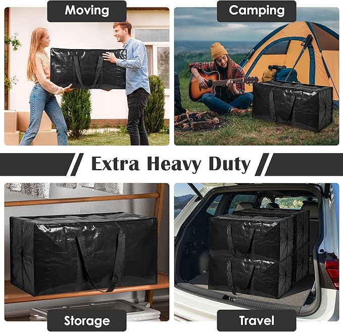 6 Pack Extra Large Heavy Duty Moving Bags - Image 7