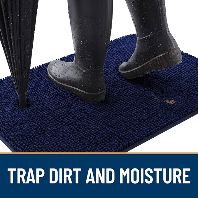 OLANLY Dog Door Mat for Muddy Paws 30x20, Absorbs Moisture and Dirt, Absorbent - Image 2