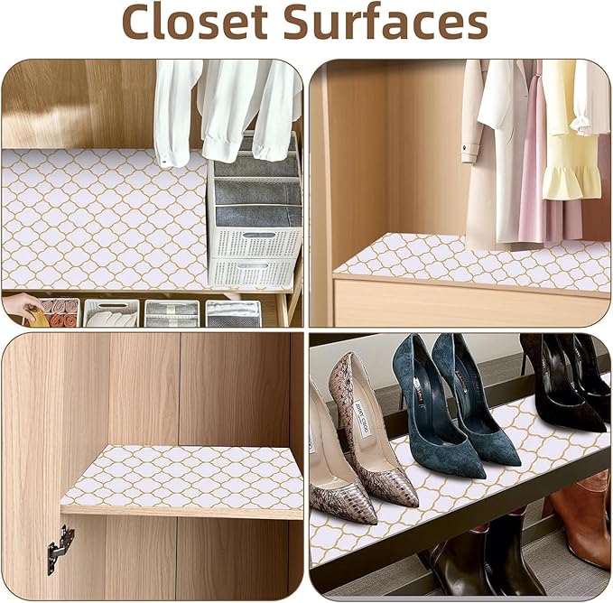 Shelf Drawer Liners for Kitchen Cabinets 11.8 x 236.2 Inches Non Adhesive - Image 8