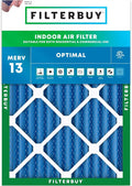 Filterbuy 24x28x2 Air Filter MERV 13 Optimal Smoke & Allergy Defense, by Filterbuy