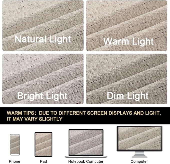 PrinceDeco 100% Blackout Curtains - Image 7