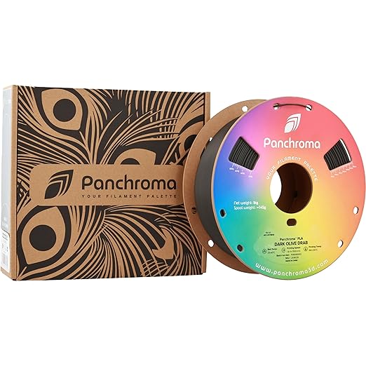 Panchroma PLA Dark Olive Drab 3D Printer Filament, 1kg Spool, High Speed - Image 8