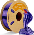 ERYONE Silk PLA Filament for 3D Printer, 1.75mm +/- 0.03mm, Dark Purple by ERYONE