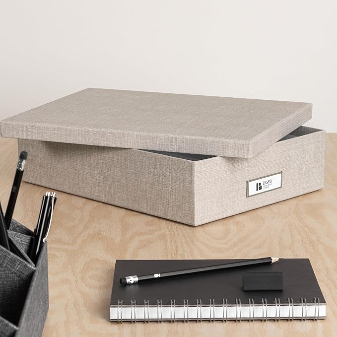 Bigso Oskar Fiberboard Label Frame Document Letter Box - Image 6