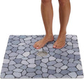 Shower Mat with Center Drain Hole by ENKOSI