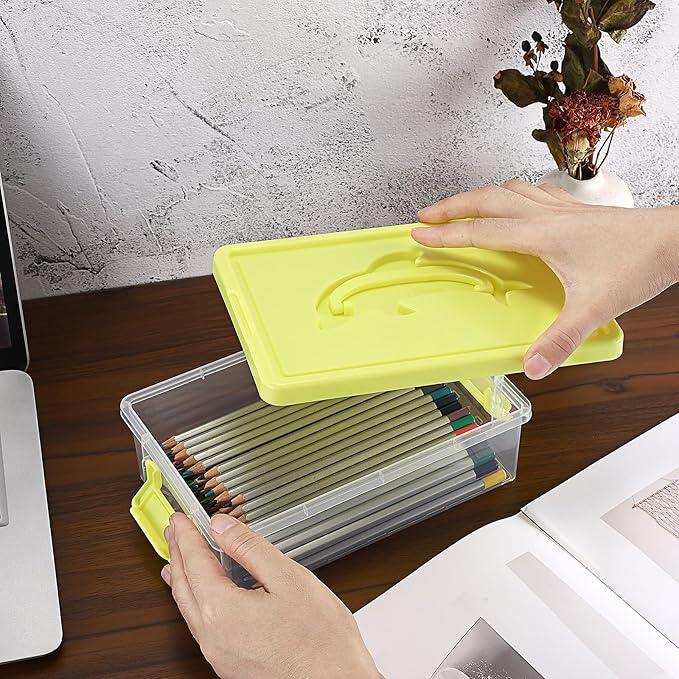 BTSKY 1-Pack Clear Plastic Storage Box - Image 6