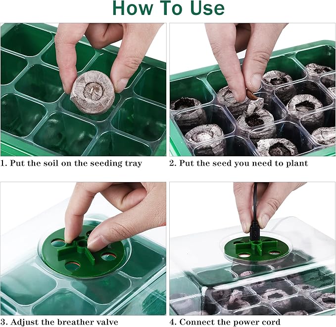 6 Pack Seed Starter Tray Kit - Image 5