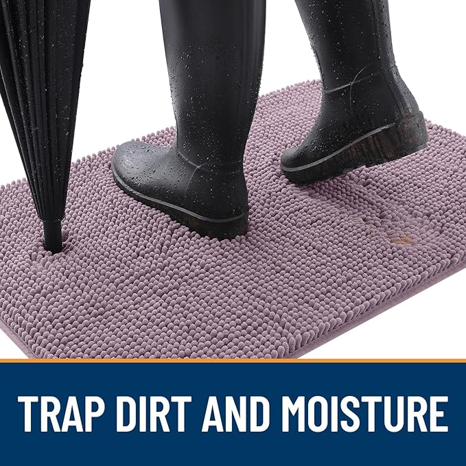 OLANLY Dog Door Mat for Muddy Paws 50x30, Absorbs Moisture and Dirt, Absorbent - Image 2