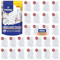 Wallaby 5 gram Food Safe Pure White Silica Gel Desiccant Dehumidifier Packs by WallabyGoods