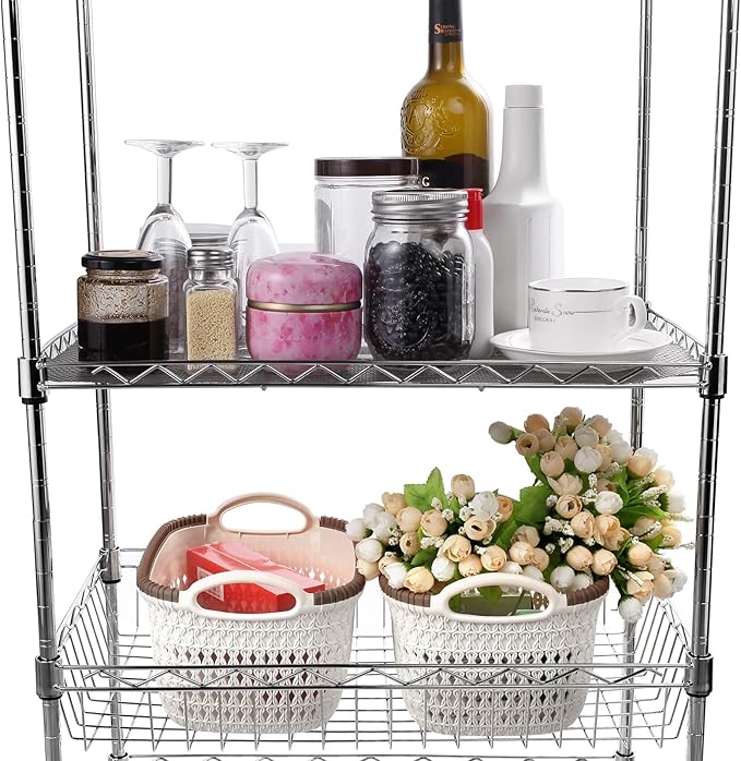 Wire Shelf Liner 14x197'' Clear Shelf Liner Kitchen, Drawer Liner, Under Sink - Image 2