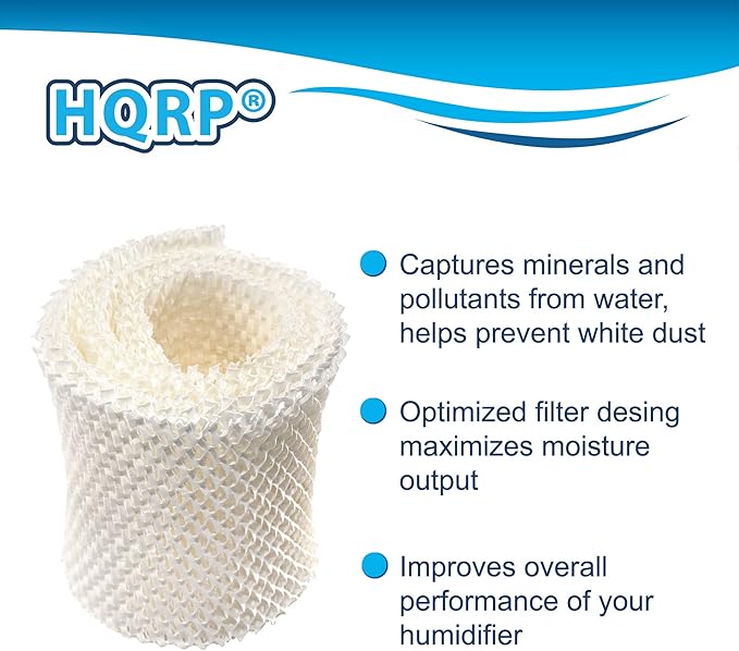 HQRP 4-Pack WF1 Wick Filter for Kaz 885 3000 3300 3400 EV710, Emerson HD200 - Image 3
