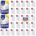 Wallaby 5 gram Food Safe Pure White Silica Gel Desiccant Dehumidifier Packs by WallabyGoods