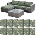 12Pcs Stretch Patio Cushion Cover by CALBODE