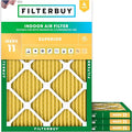 Filterbuy 19x20x1 Air Filter MERV 11 Superior Pet & Allergy Defense, by Filterbuy