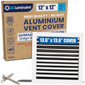 12x12 Aluminum HVAC Vent Cover Wall Ceiling Register 1-Way Air Flow by ACLAMINAIRE