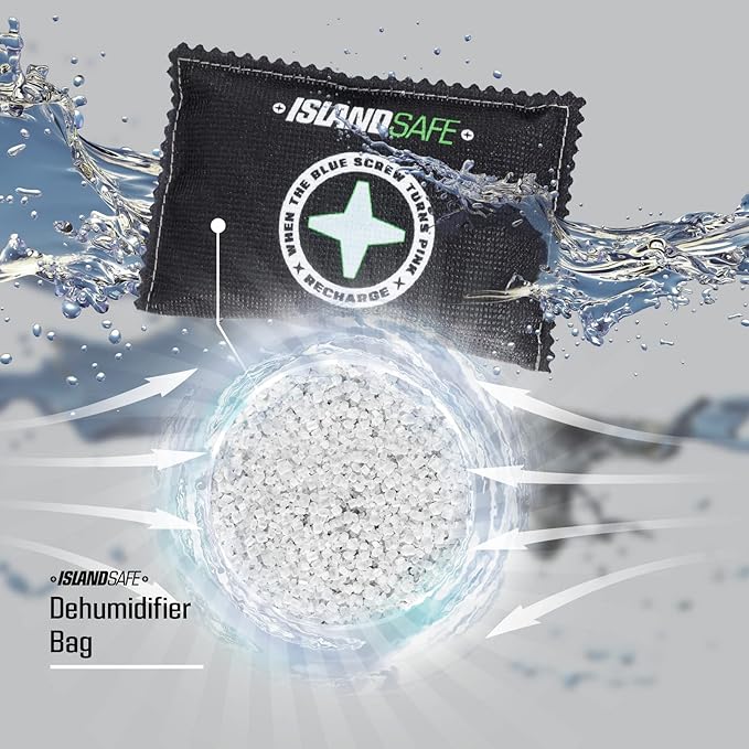 Safe Moisture Absorber Dehumidifier Bag, Rechargeable Desiccant Moisture - Image 2