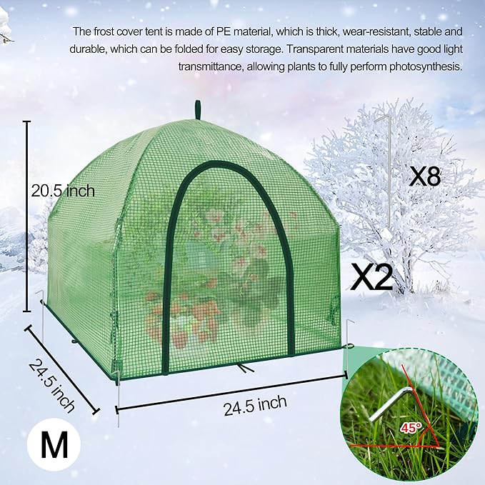 24.5″ *24.5″ *20.5″ Winter Plant Warm Covers - Image 3