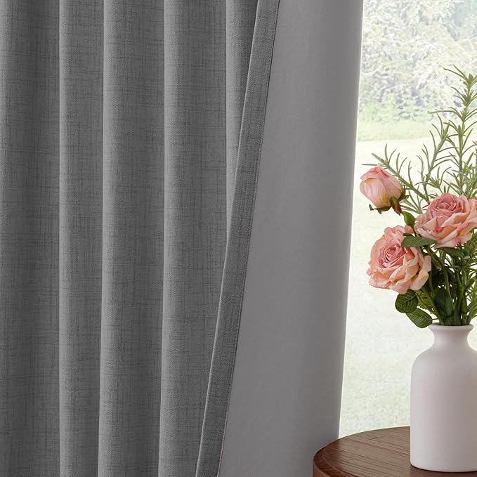 INOVADAY Thermal Sliding Door Curtains 100% Blackout Curtains - Image 5