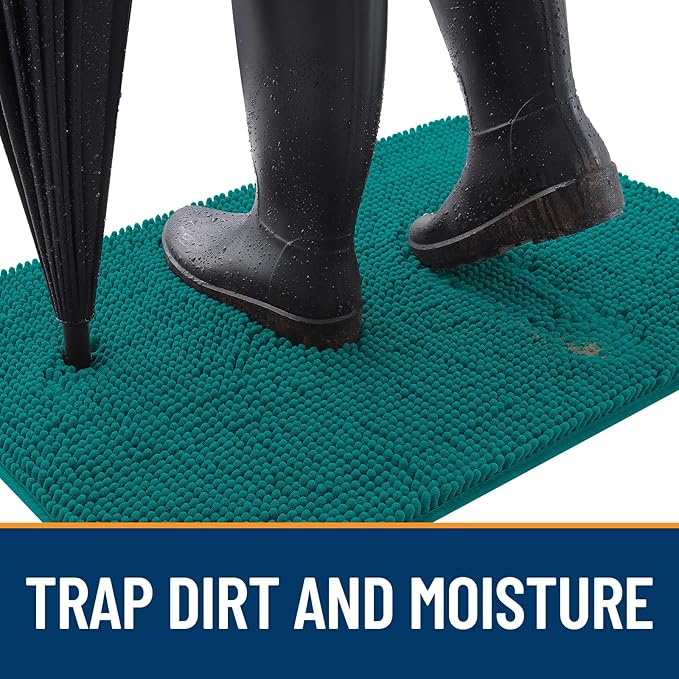 OLANLY Dog Door Mat for Muddy Paws 70x24, Absorbs Moisture and Dirt, Absorbent - Image 2