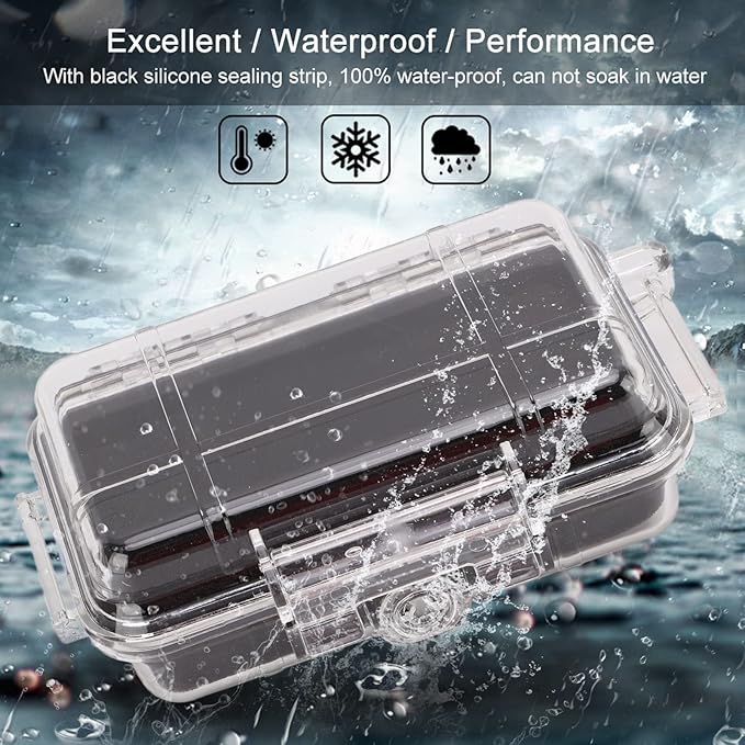flexman Shockproof Container Box, Waterproof Airtight Transparent Storage Box - Image 2