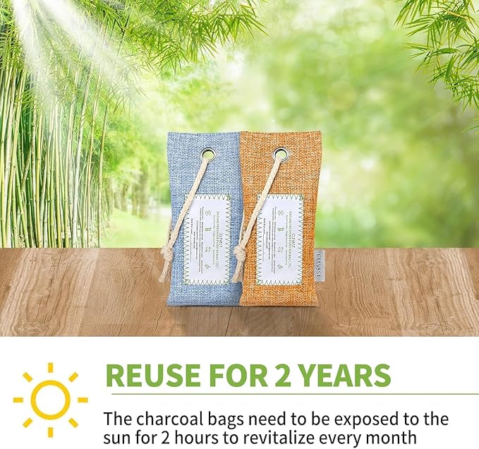 CLEVAST Activated Bamboo Charcoal Odor Absorber - Image 4